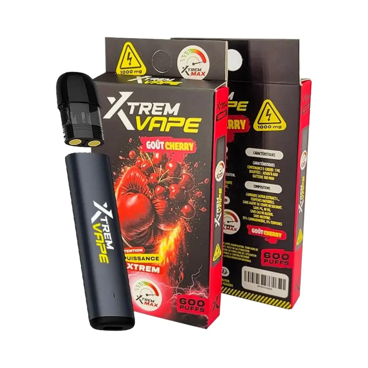 Puff Xtrem Vape Cherry – saveur cerise gourmande NéoCannaLab