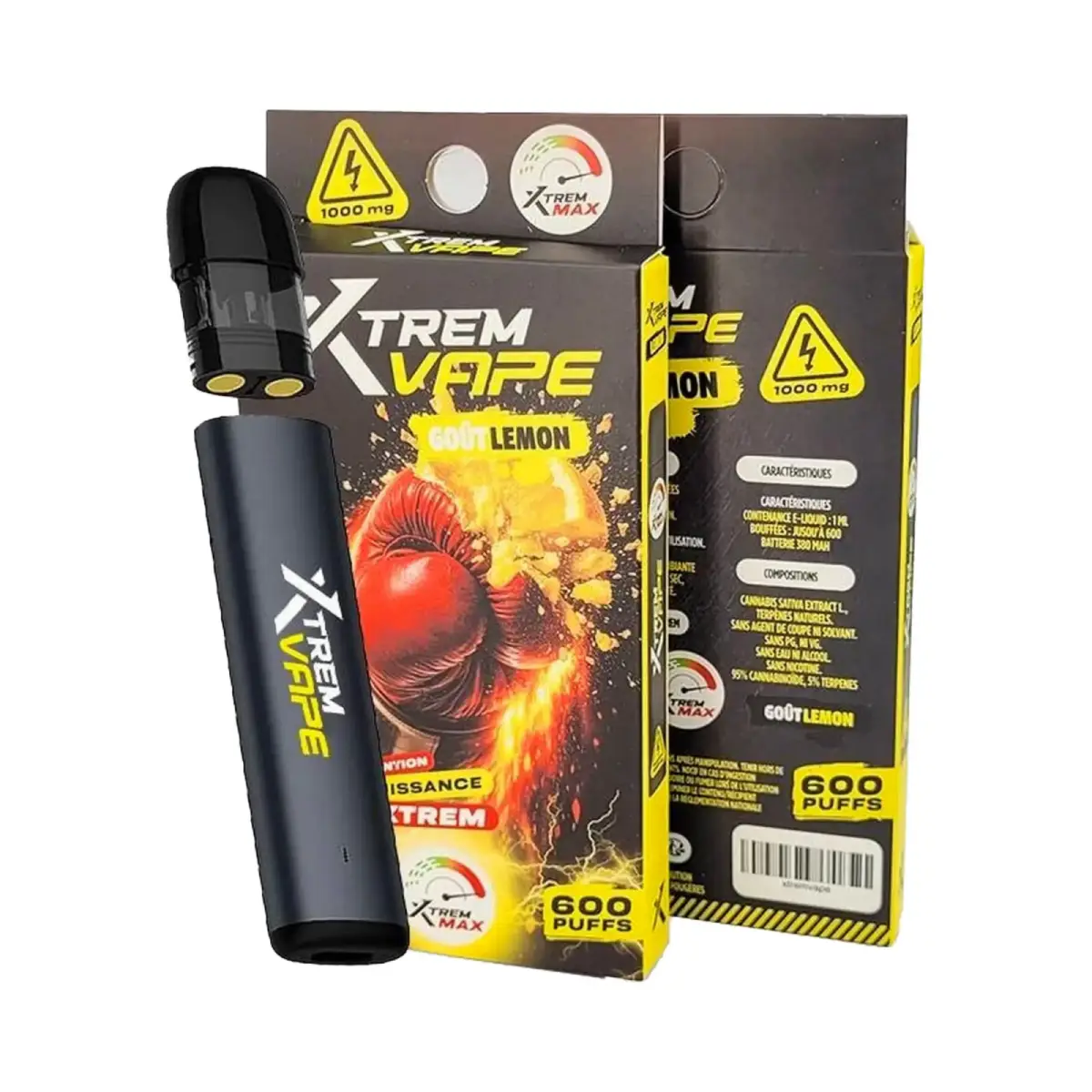 Puff Xtrem Vape Lemon – saveur citron NéoCannaLab
